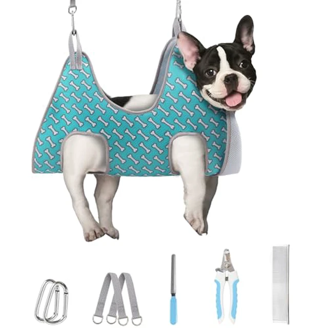 Alt view image 2 of 7 - Dog Grooming Hammock for Nail Trimming, Pet Grooming Hanging Harness
