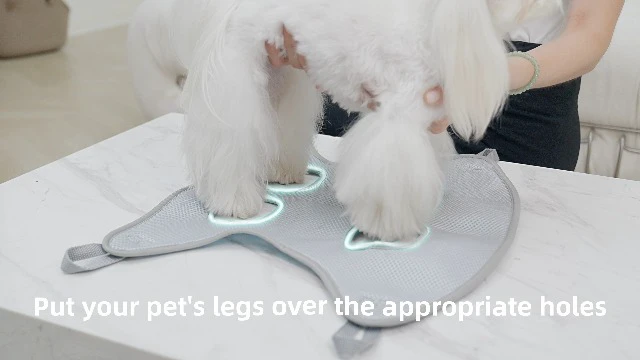 Alt view image 7 of 7 - Dog Grooming Hammock for Nail Trimming, Pet Grooming Hanging Harness