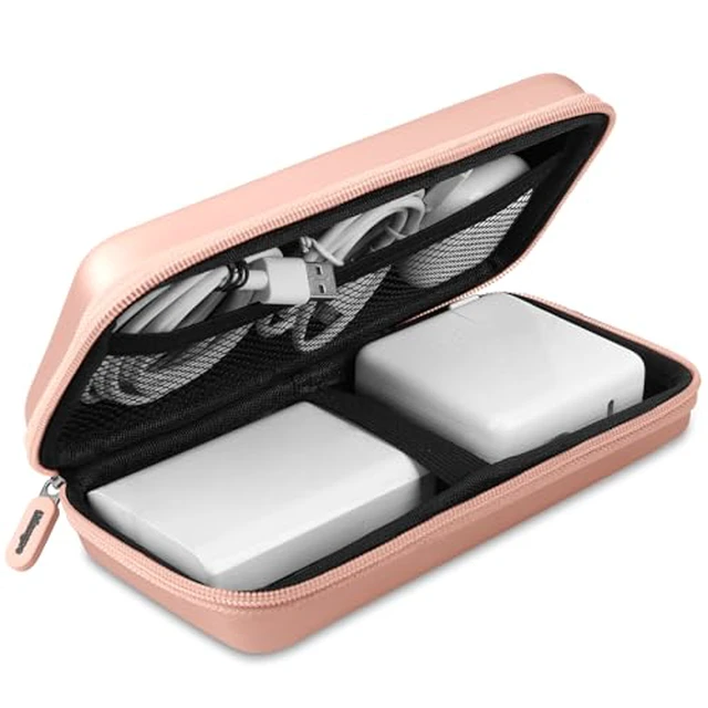 Alt view image 2 of 6 - Travel Essential Electronics Organizer Charger Case Carrying Pouch