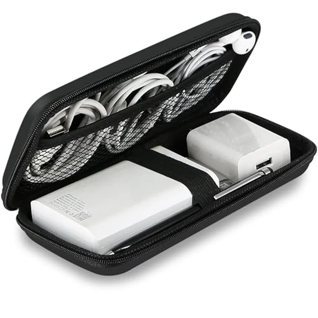 Alt view image 4 of 6 - Travel Essential Electronics Organizer Charger Case Carrying Pouch