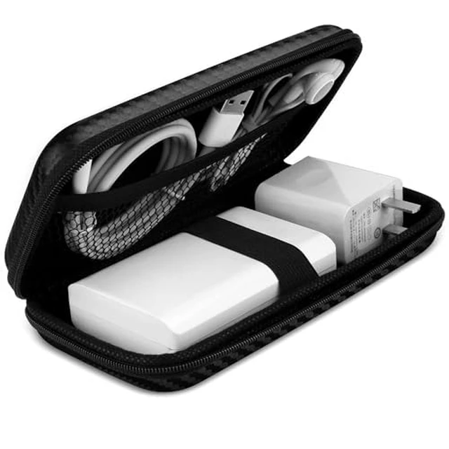 Alt view image 5 of 6 - Travel Essential Electronics Organizer Charger Case Carrying Pouch
