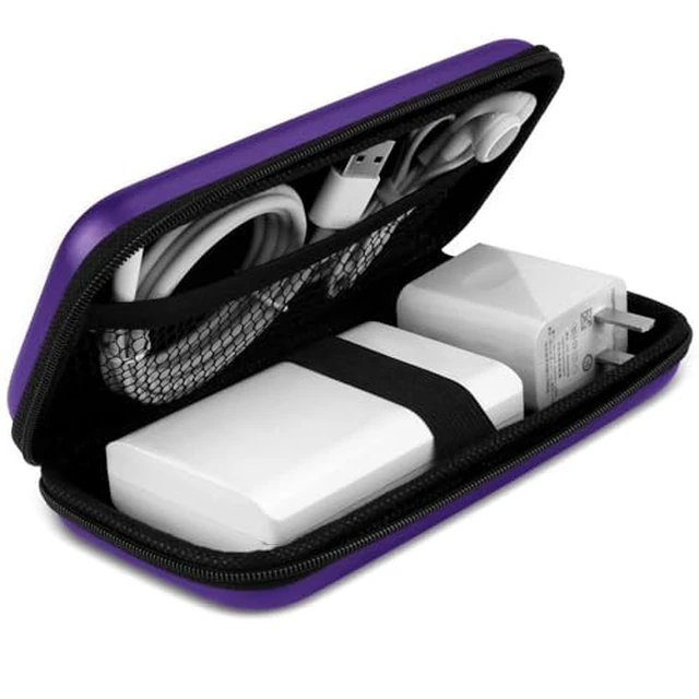 Alt view image 6 of 6 - Travel Essential Electronics Organizer Charger Case Carrying Pouch