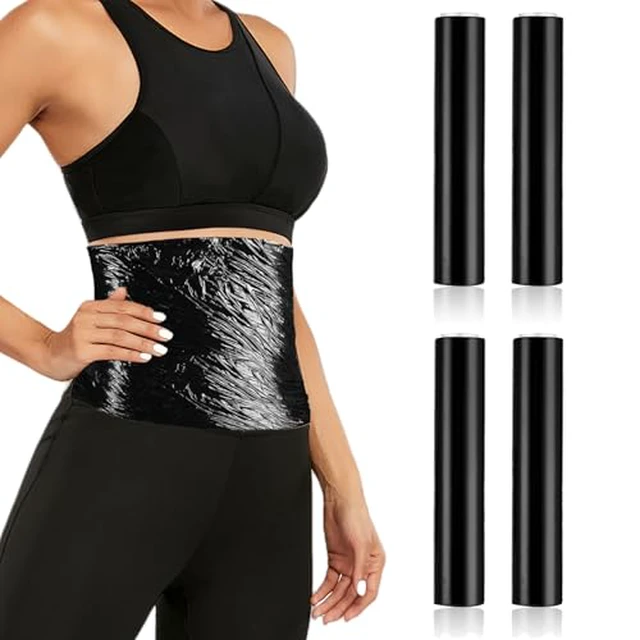 Alt view image 2 of 2 - 4 Rolls 60 Meters Plastic Osmotic Body Wrap Film, Body Wraps Weight Loss