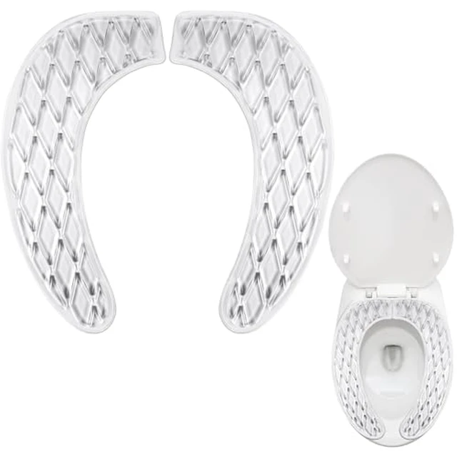 Alt view image 2 of 2 - Gel Toilet Seat Cushion Padded Elongated Pad Cover