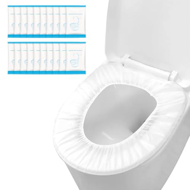 Alt view image 2 of 7 - 20 Pack Disposable Toilet Seat Cover