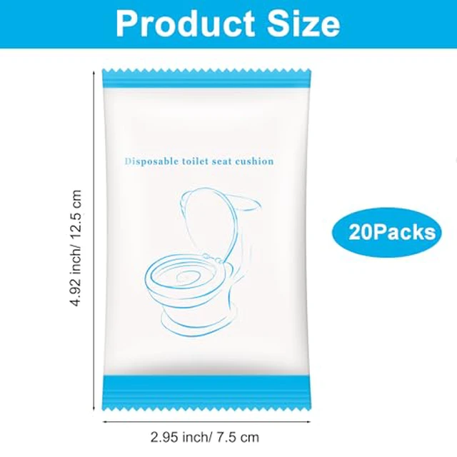 Alt view image 3 of 7 - 20 Pack Disposable Toilet Seat Cover