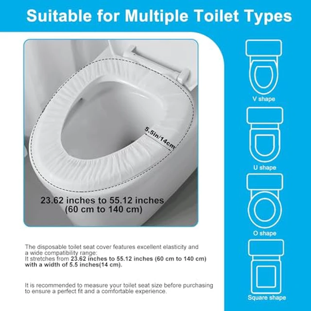 Alt view image 4 of 7 - 20 Pack Disposable Toilet Seat Cover
