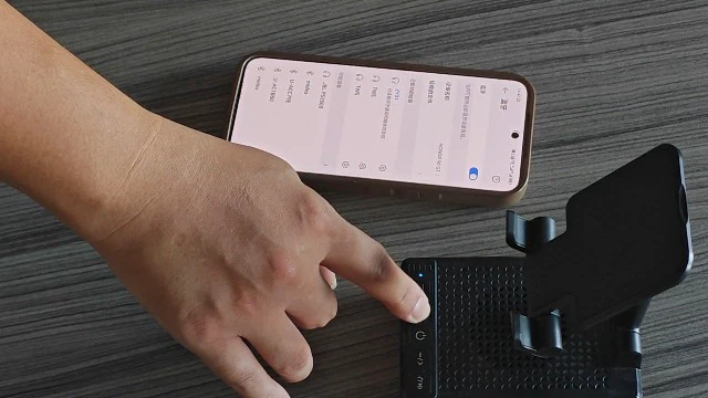 Alt view image 4 of 4 - Birthday Gifts for Mother Father ,Cell Phone Stand with Wireless Bluetooth Speaker and Antislip Base HD Surround Sound for Home and Outdoors with Bluetooth Speaker for Desk Compatible with iPhone