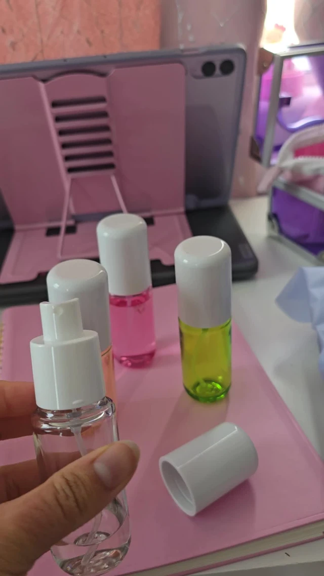 Alt view image 2 of 3 - Small Spray Bottles 8Pack 40ml Fine Mist TSA Travel Size Toiletries