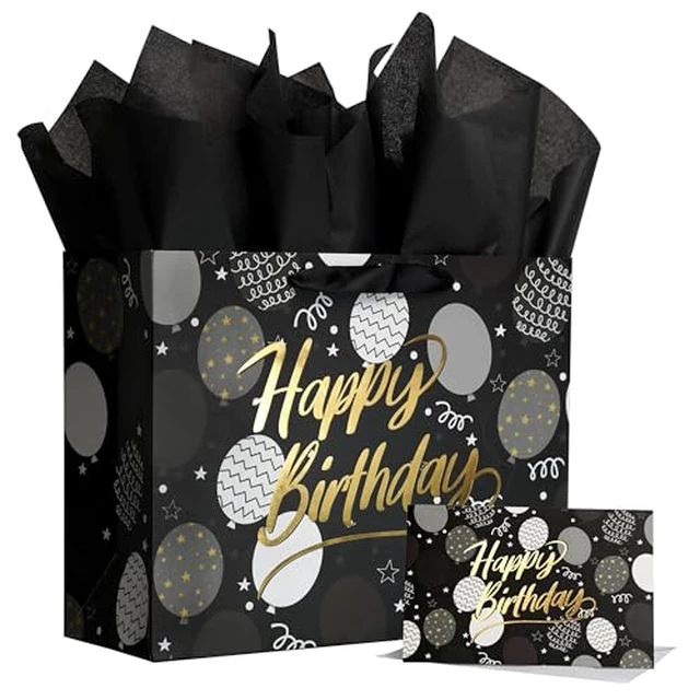 Alt view image 4 of 6 - Bobobag 13" Large Gift Bag with Tissue Paper for Girls happy Birthday gift bags (Unicorn)