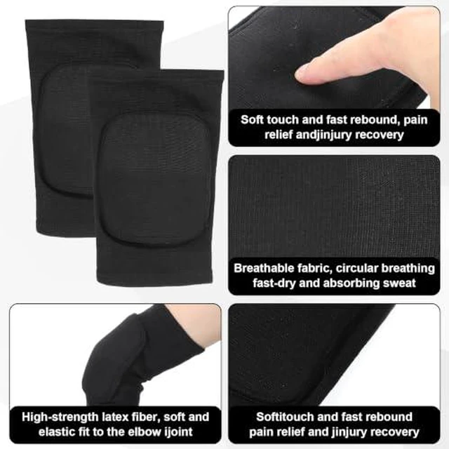 Alt view image 4 of 6 - 1 Pair Arm Brace Pads, Volleyball Elbow Pads With Thicken