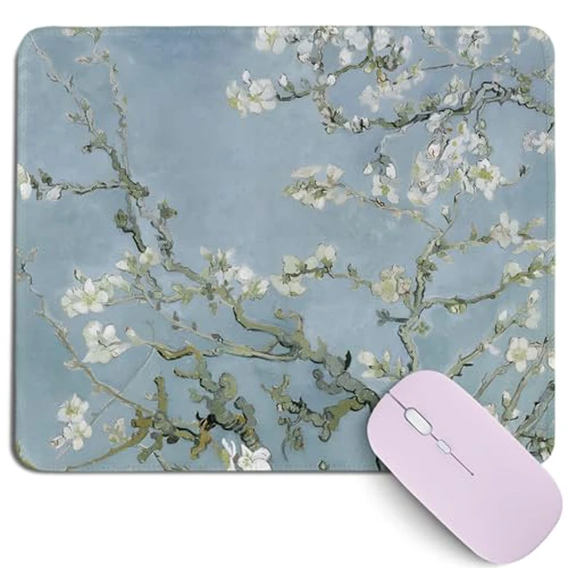 Alt view image 3 of 6 - Beach Scene Mouse Pad,Retro Summer Coastal Desk Mat,Aesthetic Striped Umbrella Gaming Mousepad for Office Home Laptop,Boho Beach Vacation Desk Decor for Women Men,10.2x8.2Inch