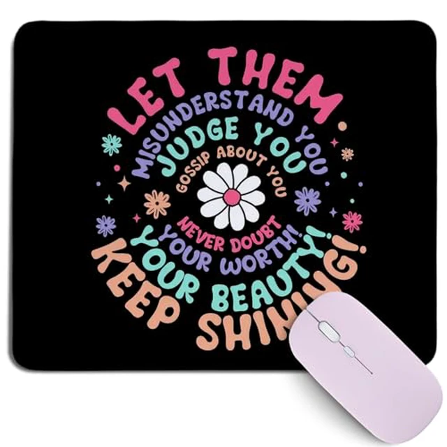 Alt view image 5 of 6 - Beach Scene Mouse Pad,Retro Summer Coastal Desk Mat,Aesthetic Striped Umbrella Gaming Mousepad for Office Home Laptop,Boho Beach Vacation Desk Decor for Women Men,10.2x8.2Inch