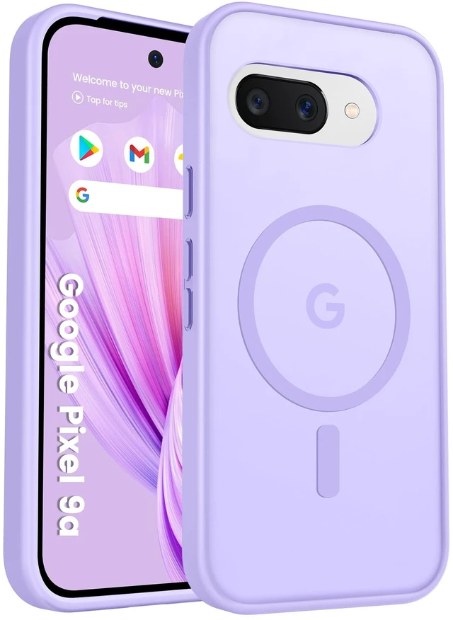 Main image of for Google Pixel 9A Case, Magnetic Compatible, Light Purple