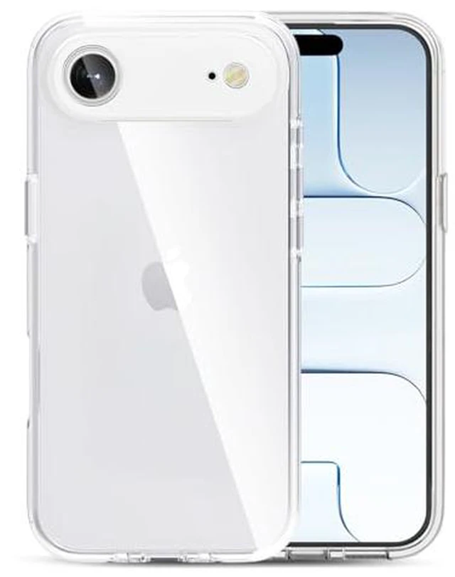 Alt view image 2 of 6 - Phone Case Compatible with iPhone 17, Clear Case Shockproof Protective Bumper Slim Cover for 6.3 Inch