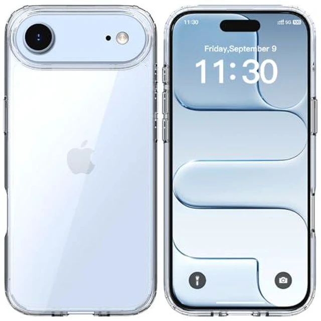 Alt view image 5 of 6 - Phone Case Compatible with iPhone 17, Clear Case Shockproof Protective Bumper Slim Cover for 6.3 Inch