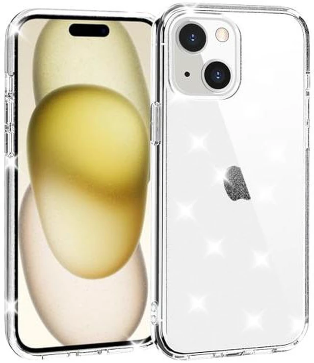 Alt view image 3 of 6 - Phone Case Compatible with iPhone 17, Clear Case Shockproof Protective Bumper Slim Cover for 6.3 Inch