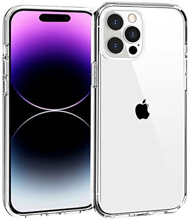 Alt view image 3 of 6 - Phone Case Compatible with iPhone 11, Clear Case Shockproof Protective Bumper Slim Cover for 6.1 Inch