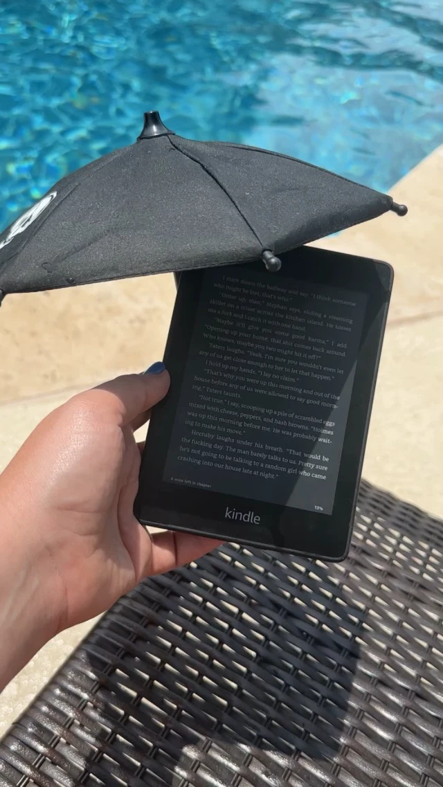 Alt view image 4 of 6 - Phone Umbrella for Sun, Cell Phone Umbrella Sun Shade with Universal Adjustable Piggy Suction Cup Stand, Outdoor Cute Anti-Reflective Shield for iPhone, 4-10 Smartphones