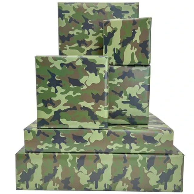 Alt view image 3 of 6 - Dtiafu Stereoscopic Christmas Wrapping Paper Roll - Unique Xmas with Green Snowman Gift Wrap Sheets Design for Winter Holiday Celebration - Total 28.5sq.ft