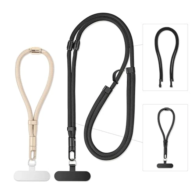Alt view image 3 of 6 - 3-in-1 Crossbody Phone Lanyard & Wrist Strap