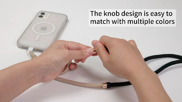 Alt view image 5 of 6 - 3-in-1 Crossbody Phone Lanyard & Wrist Strap