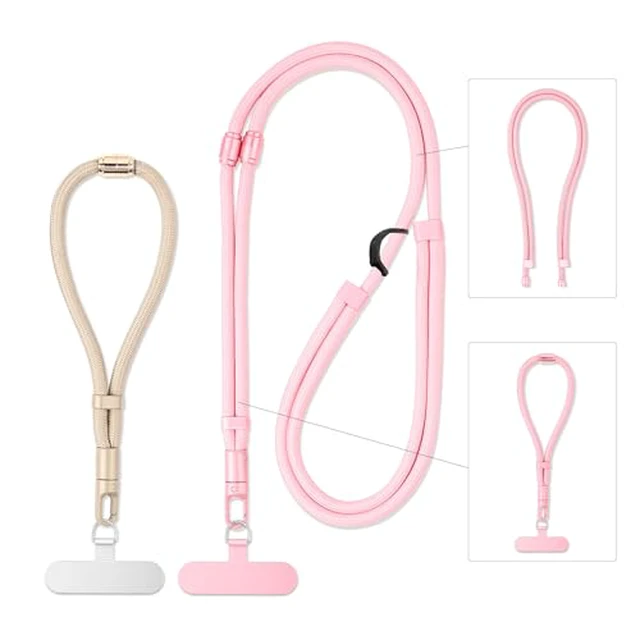 Alt view image 4 of 6 - 3-in-1 Crossbody Phone Lanyard & Wrist Strap