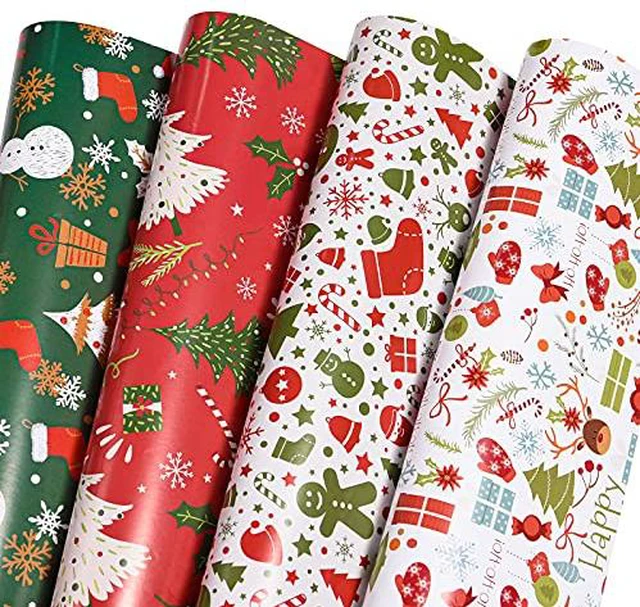 Alt view image 7 of 7 - PlandRichW Valentine's Day Wrapping Paper - 12 Sheets, 4 Unique Romantic Designs (Love Gnome, XO Hearts), Pre-Folded 20"x 29" for Gifts, Valentine's Day, Wedding, Birthday & DIY Cr