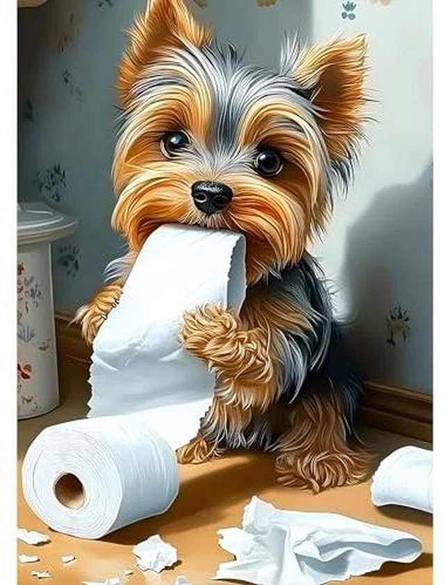 Alt view image 4 of 6 - MXJSUA DIY Diamond Painting Kits for Adults, Umbrella Dachshund Dog Diamond Gem Art Painting for Beginners, Diamond Picture with Full Round Drill Dots Craft Set Gift, 12x16 Inch