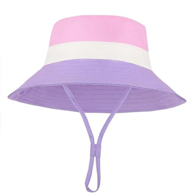 Alt view image 5 of 6 - LPMOERA Baby Sun Hat Baby Boy Toddler Bucket Hats UPF 50+ for Baby Girls Boys Infant Beach Hat