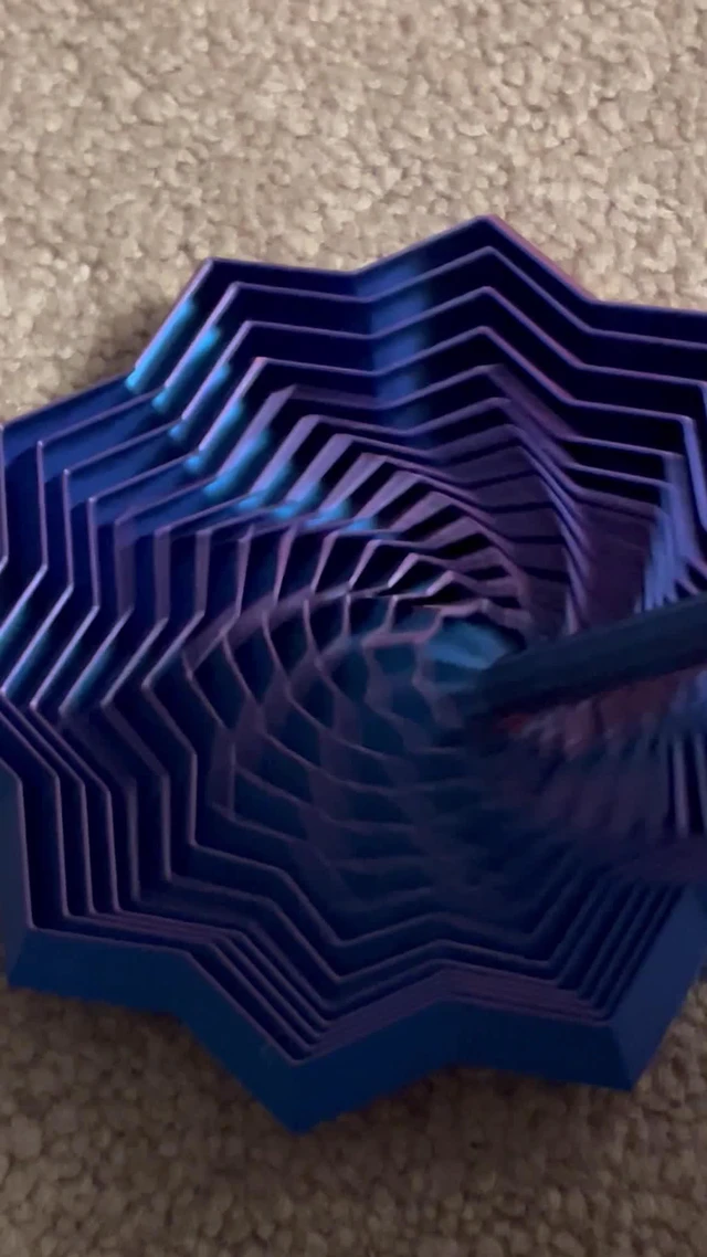 Alt view image 4 of 5 - 3D Printed Star Fidget Toys Adults Teen with Detachable Handle