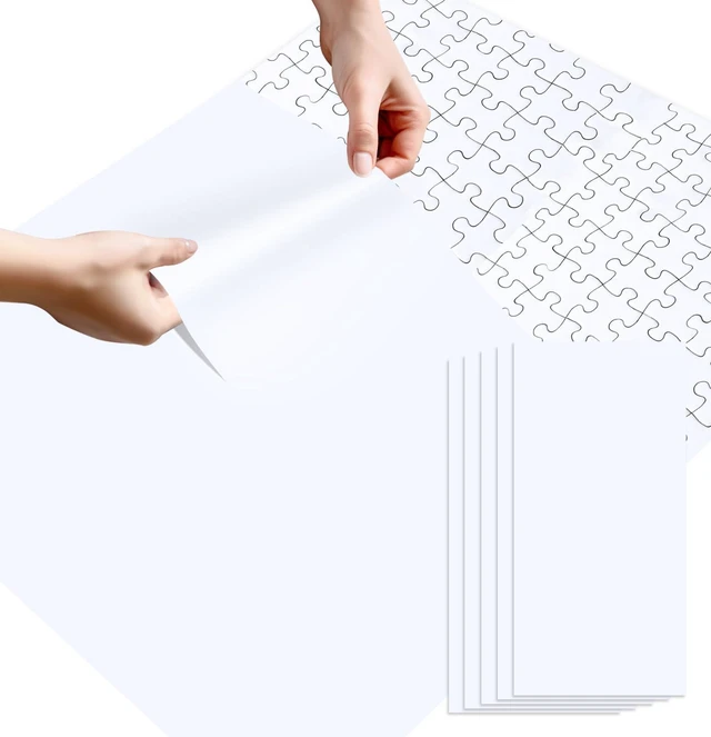 Main image of HEIPINIUYE 6 Puzzle Saver Sheets Peel and Stick, Preserve 1 × 1000 Pieces Jigsaw Puzzles, Puzzle Glue Sheets for Easy Framing of Finished Puzzles