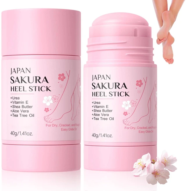 Main image of Cracked Heel Repair Stick, Foot Balm Stick for Dry Cracked Feet & Heels, Deeply Moisturize & Soften Feets, Exfoliates Dead Skin, Foot Balm For Hands, Heels, Elbows, Knees and More