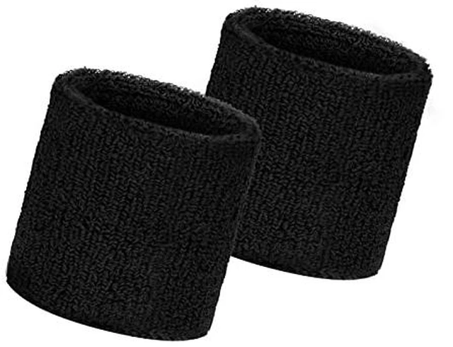 Alt view image 2 of 2 - Sports Wristband Set for Men & Women, Sports Wristband Absorbent Sweatbands Head Wrist Hand Sweatband Headband, Finger Protector Sleeves, Wrist Bands for Tennis Basketball Gym Gymnastics