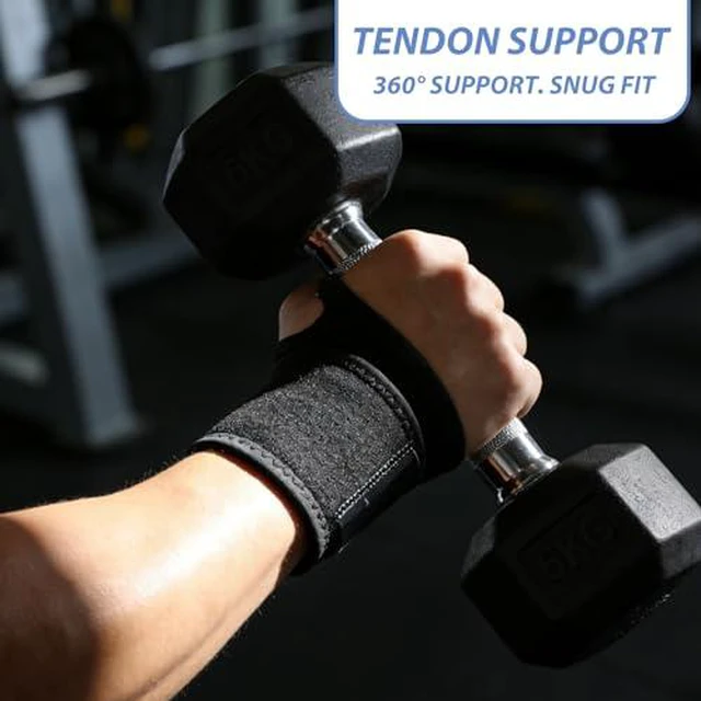 Alt view image 6 of 6 - 2 Pcs Black Ultra-Thin Wrist Braces Breathable Mesh Wrist Support Elastic Comfort Fabric Wrists Wraps Fits Both Wrists Unisex Adjustable Ulnar Wristes Braces for Sports Workouts and Daily Use