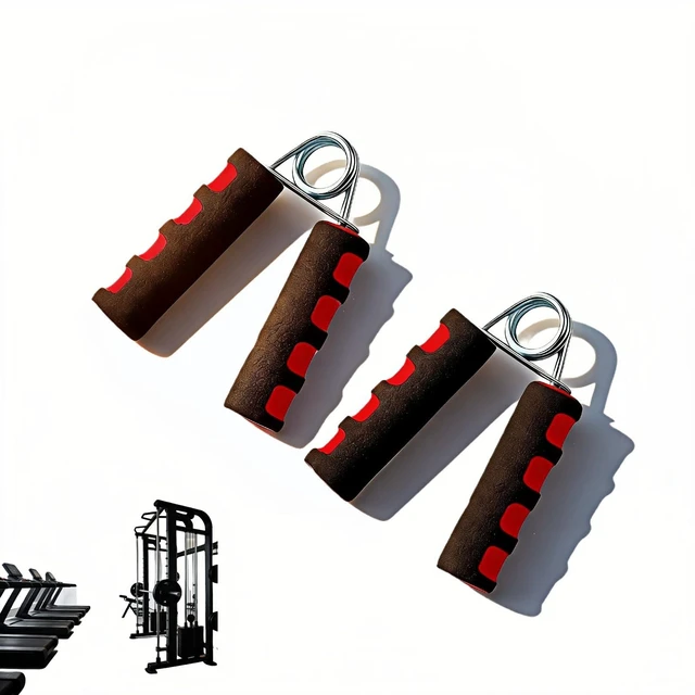Main image of Grip Strengthener Set, Carbon steel wire+thickened foam Hand Exerciser for Wrist Forearm and Finger Strength Training, 2 Pack
