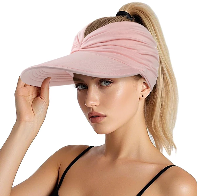 Main image of Hats for Women, Wide Brim UV Protection Foldable Sun Visor Hats, UPF50+