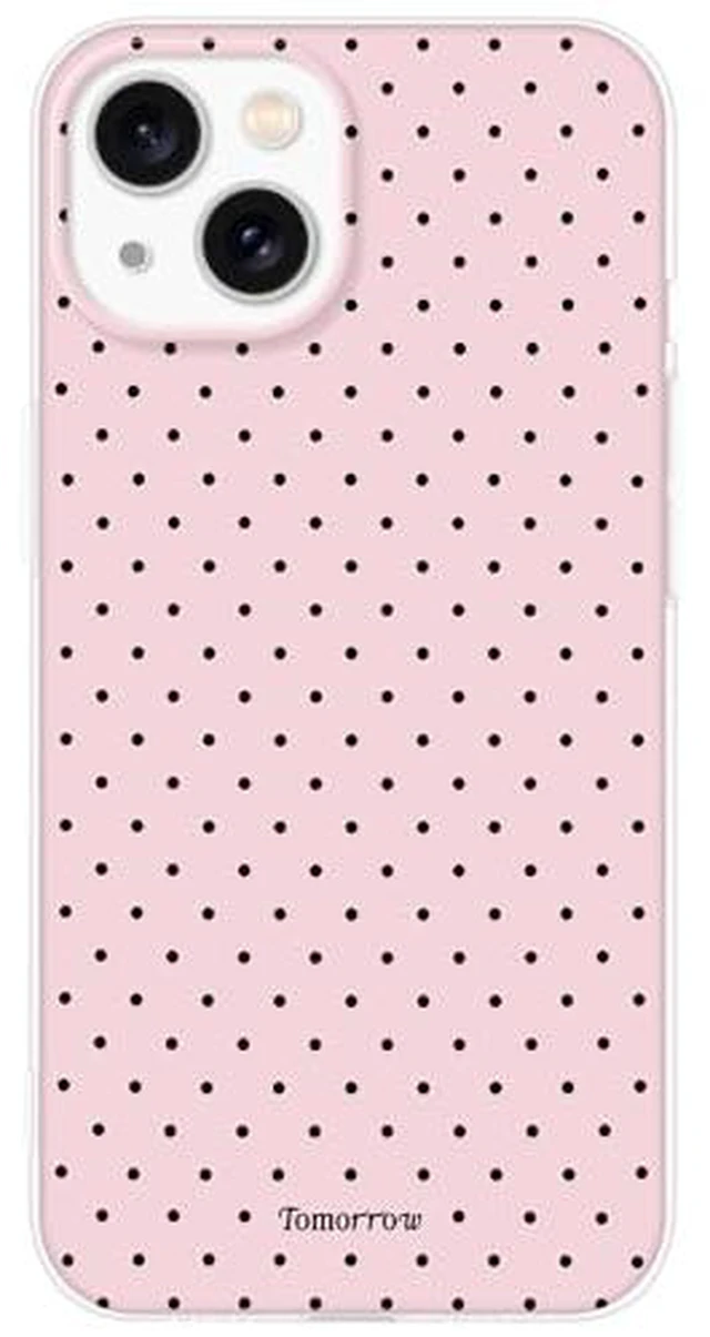 Alt view image 2 of 4 - Cute Retro Polka Dot Phone Case for iPhone 15, Girly Aesthetic Design Soft Clear TPU Shockproof Cases Cover for Girls Women, Pink