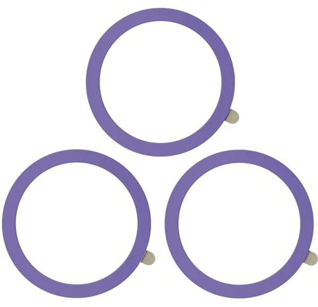 Alt view image 2 of 5 - Universal Metal Ring Sticker, 3Pcs, Light Purple