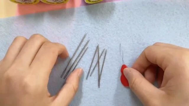 Alt view image 4 of 5 - 80/40 PCS Premium Stainless Steel Sewing Needles, 7 Sizes Large Eye Sewing Sharp Needles, Leather Needle Embroidery Thread Needle with Threaders for Handsewing Art Crafts