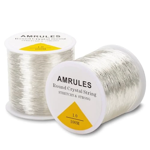 Alt view image 3 of 4 - 1mm Elastic String for Bracelets, Black, 2 Rolls