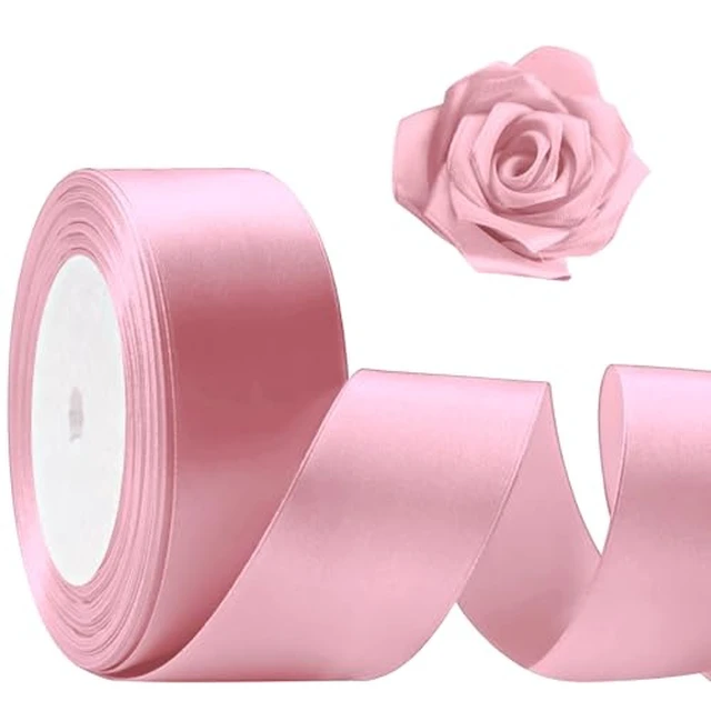 Alt view image 6 of 6 - 25 Yards 1-1/2" Red Satin Ribbon for Crafts Gift Wrapping Wedding