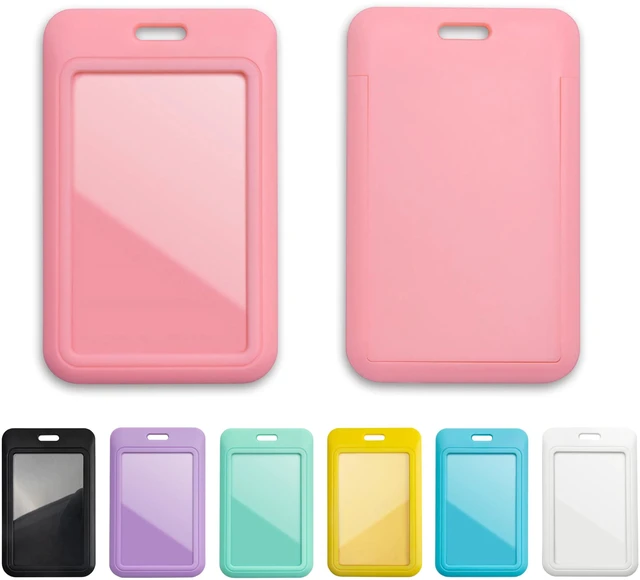 Main image of 1 Pack Badge Holder, Vertical ID Badge Holder with Window, ID Card Holder
