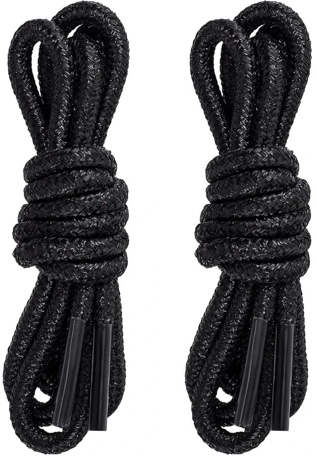 Main image of 2pcs Glitter String, Sparkly Crystal Hoodie Drawstring, Bling Round Rhinestones Rope Replacement for Hoodies Sweatpants Shorts Shoes Bags Accessories- Black