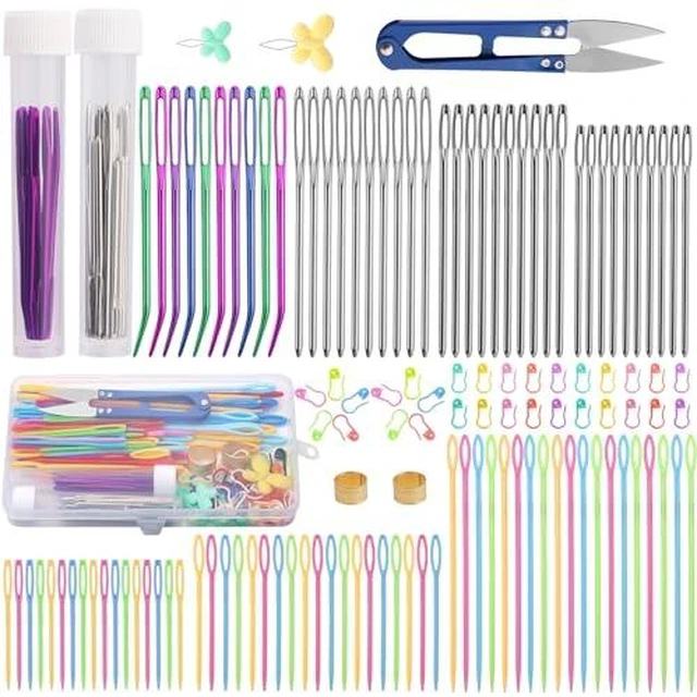 Alt view image 2 of 5 - 25 Pcs Yarn Needles Metal Tapestry Needle Crochet Needles for Yarn