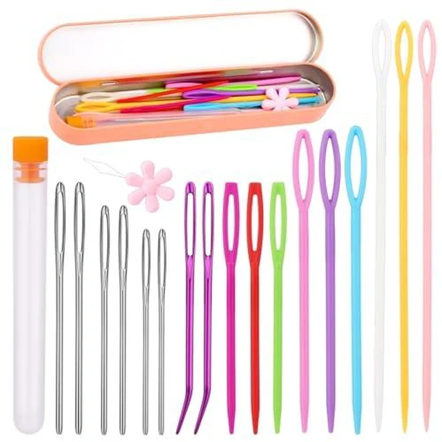 Alt view image 3 of 5 - 25 Pcs Yarn Needles Metal Tapestry Needle Crochet Needles for Yarn