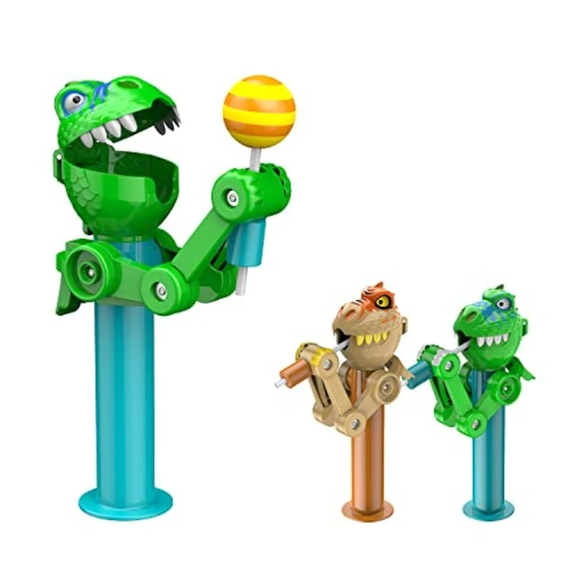 Alt view image 3 of 6 - 2 Pcs Dinosaur Lollipop Holder for Kids (Black & Purple)