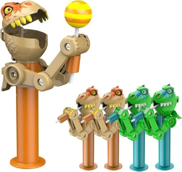 Alt view image 5 of 6 - 2 Pcs Dinosaur Lollipop Holder for Kids (Black & Purple)