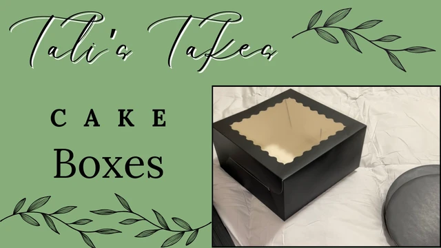Alt view image 2 of 2 - 3 Pack 10x10x5 Inch White Cake Boxes with Window and Lids Disposable Bakery Boxes for Cakes, Donuts, Pies, Cookies No Cake Boards Included Birthday, Wedding, Party Supplies