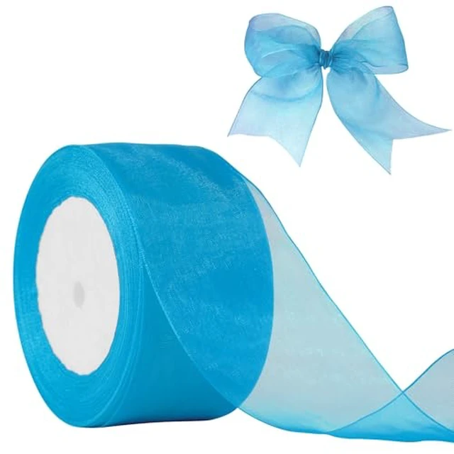 Alt view image 4 of 6 - Ivory White Organza Chiffon Ribbon 1/2 in X 50 Yard Sheer Ribbon